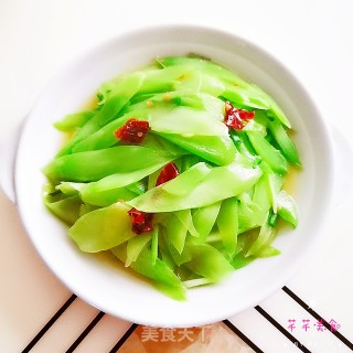 素炒莴笋的做法步骤：6