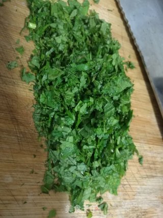薄荷摊面饼的做法步骤：3