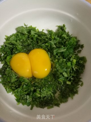 薄荷摊面饼的做法步骤：4
