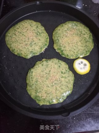 薄荷摊面饼的做法步骤：8