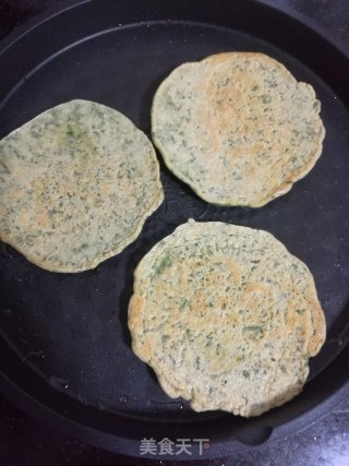 薄荷摊面饼的做法步骤：9