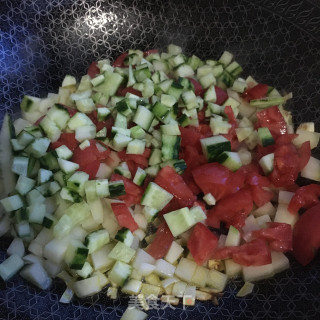 番茄土豆泡饭的做法步骤：8