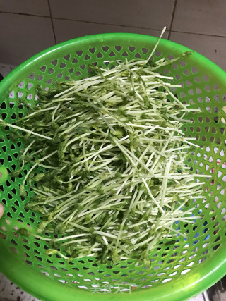 皮蛋豆苗的做法步骤：2