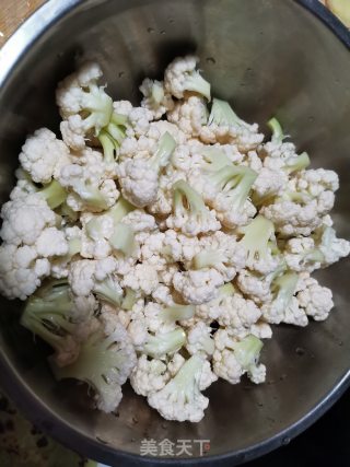 番茄菜花的做法步骤：1