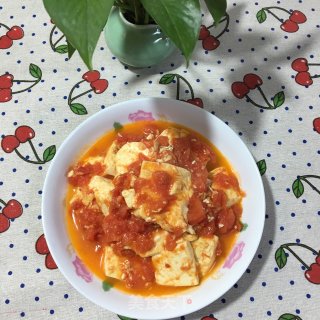 蕃茄烧豆腐的做法步骤：6