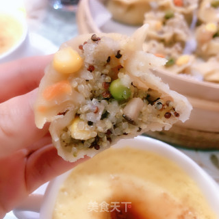 五彩藜麦烧卖的做法步骤：9