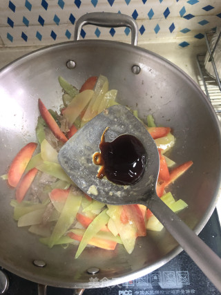 三色牛肉片的做法步骤：5