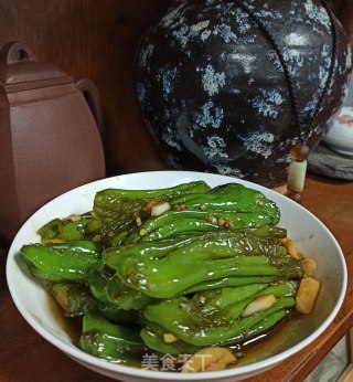 糖醋虎皮青椒的做法步骤：7