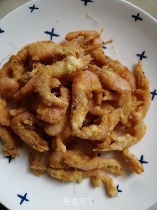 油炸小河虾的做法步骤：7