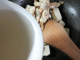 蛏子煮豆腐的做法步骤：5