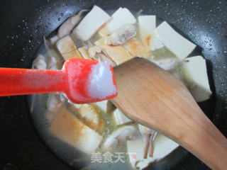 蛏子煮豆腐的做法步骤：8