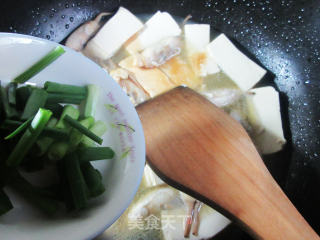 蛏子煮豆腐的做法步骤：9