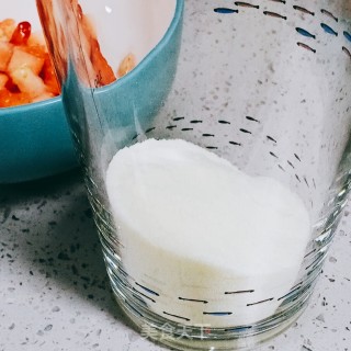 甜美草莓西米露的做法步骤：2