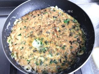 韭菜炒鸡蛋的做法步骤：8