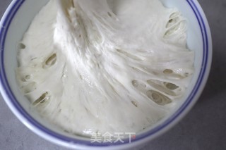 低糖原味吐司的做法步骤：2