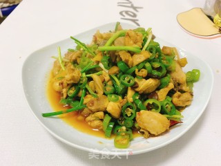 青椒炒鸡块的做法步骤：10