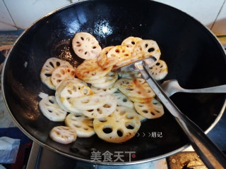 蚝油藕片的做法步骤：7