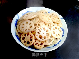 蚝油藕片的做法步骤：8