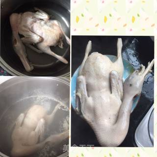 灵芝水鸭汤的做法步骤：2