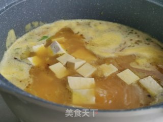 咖喱豆腐炖山药的做法步骤：3