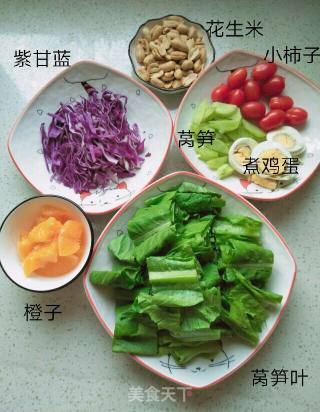 莴笋叶子沙拉的做法步骤：4