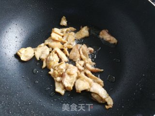 莴笋花菜炒肉片的做法步骤：5