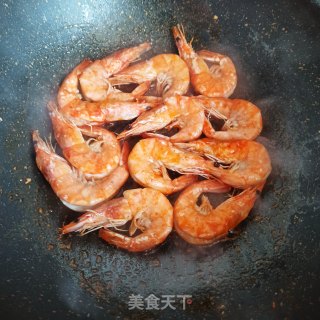 酸辣茄汁虾的做法步骤：6