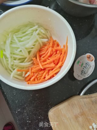 金针菇豆腐快手汤的做法步骤：2