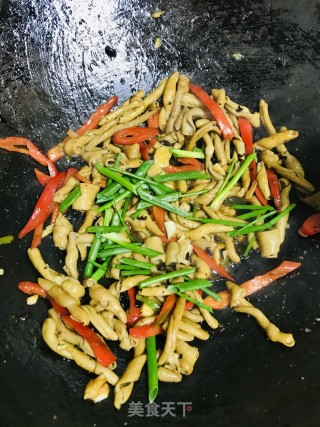爆炒鹅肠的做法步骤：9