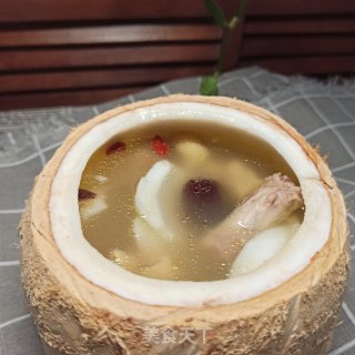 椰子炖鸡的做法步骤：6