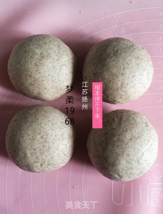 懒人版一次性发酵黑全麦粉软面包的做法步骤：4