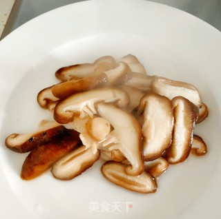 香菇油菜的做法步骤：2