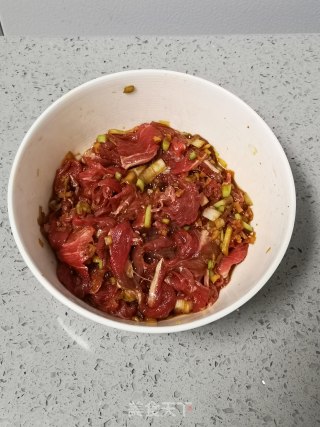 汆羊肉面片的做法步骤：5
