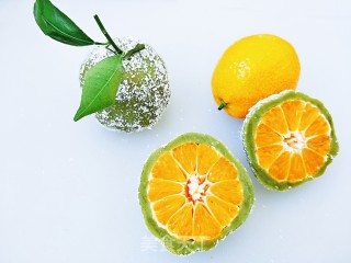 椰蓉橘子糕的做法步骤：1