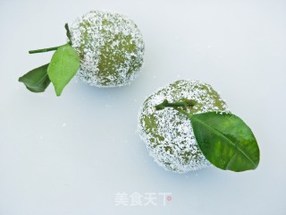 椰蓉橘子糕的做法步骤：12