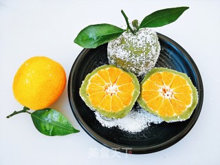 椰蓉橘子糕的做法步骤：13