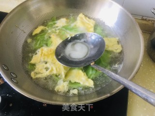 莴笋煎蛋汤的做法步骤：6