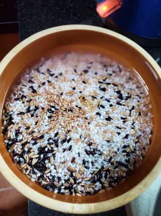 蒸三色米饭的做法步骤：4