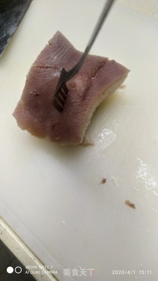 炸虎皮扣肉的做法步骤：3