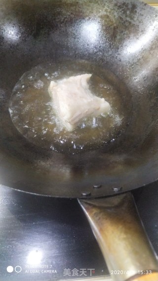炸虎皮扣肉的做法步骤：5
