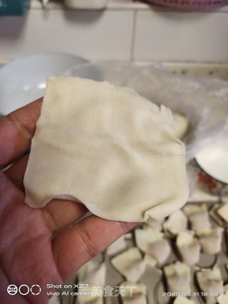 鲜肉小馄饨的做法步骤：2