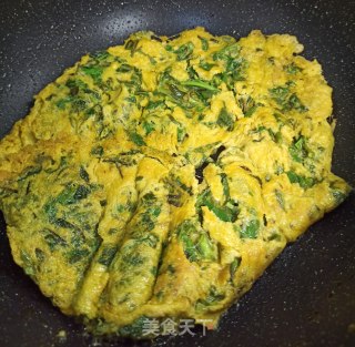 香椿摊蛋的做法步骤：7