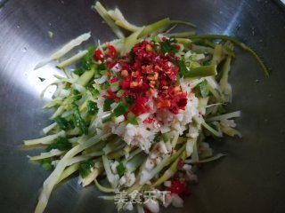 凉拌手撕笋的做法步骤：6