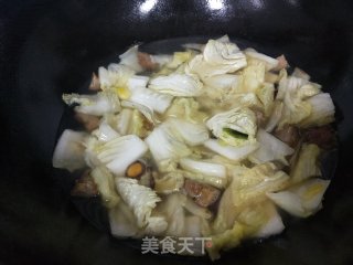 肉丸白菜汤的做法步骤：4