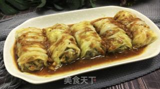 金玉白菜卷的做法步骤：7