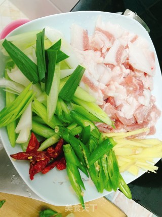 小炒肉的做法步骤：4