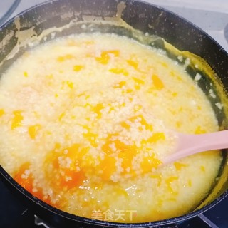 原味小米南瓜粥的做法步骤：8
