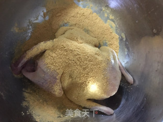 奥尔良烤乳鸽的做法步骤：3