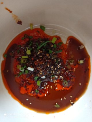 手擀菠菜蘸水面的做法步骤：11