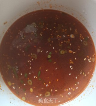 手擀菠菜蘸水面的做法步骤：13